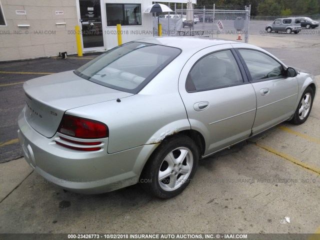 1B3EL46X05N677327 - 2005 DODGE STRATUS SXT GREEN photo 4