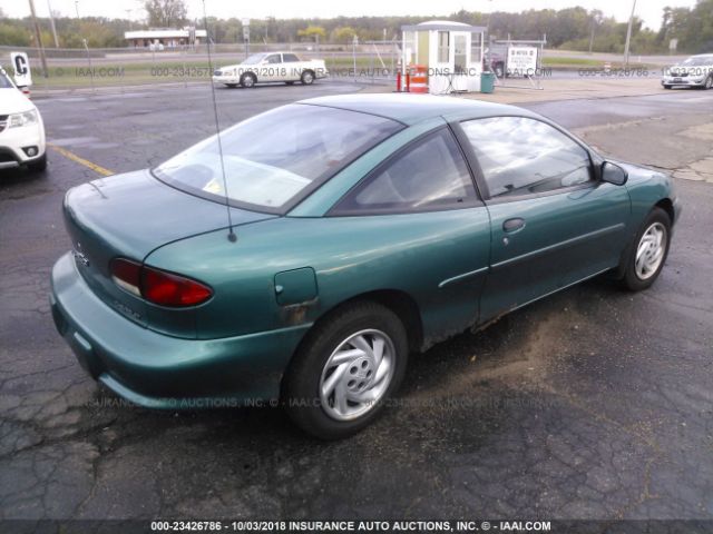 1G1JC1247VM158202 - 1997 CHEVROLET CAVALIER RS GREEN photo 4