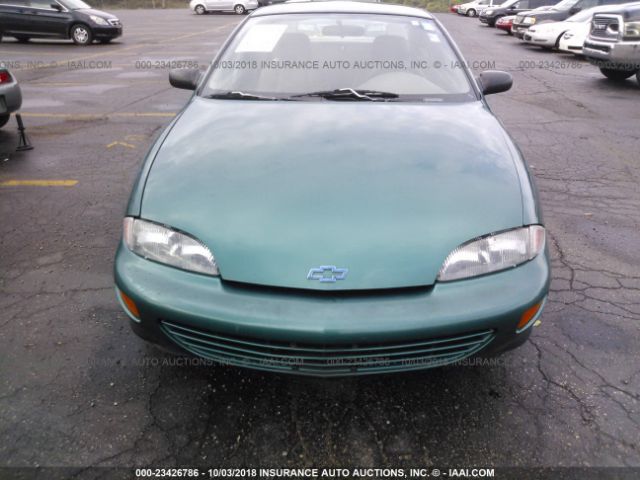 1G1JC1247VM158202 - 1997 CHEVROLET CAVALIER RS GREEN photo 6