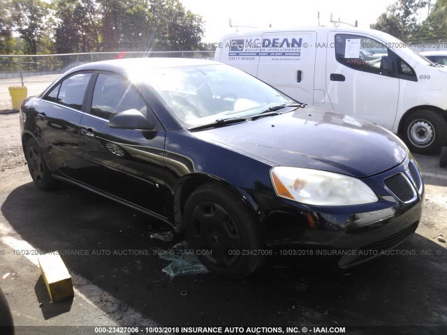 1G2ZF58B274150904 - 2007 PONTIAC G6 VALUE LEADER/BASE BLACK photo 1