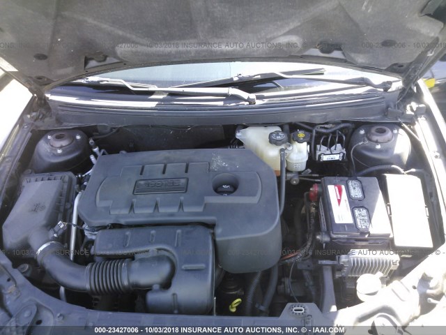 1G2ZF58B274150904 - 2007 PONTIAC G6 VALUE LEADER/BASE BLACK photo 10