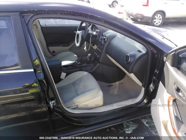 1G2ZF58B274150904 - 2007 PONTIAC G6 VALUE LEADER/BASE BLACK photo 5