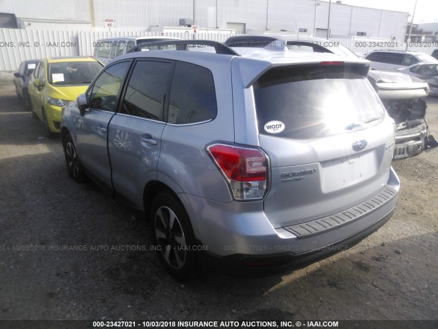 JF2SJALC8HH471118 - 2017 SUBARU FORESTER 2.5I LIMITED Light Blue photo 3