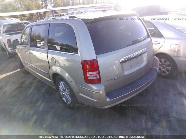 2A8HR64X68R148912 - 2008 CHRYSLER TOWN & COUNTRY LIMITED WHITE photo 3