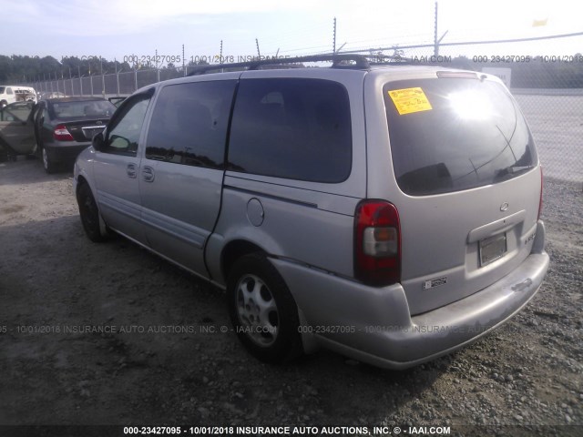 1GHDX03E61D180349 - 2001 OLDSMOBILE SILHOUETTE GRAY photo 3