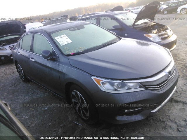 1HGCR3F88GA033206 - 2016 HONDA ACCORD EXL GRAY photo 1