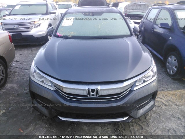 1HGCR3F88GA033206 - 2016 HONDA ACCORD EXL GRAY photo 6