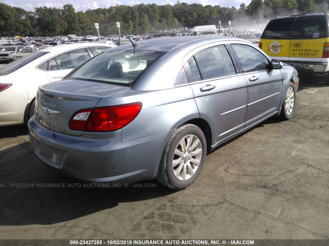 1C3CC5FB7AN154241 - 2010 CHRYSLER SEBRING LIMITED GRAY photo 4