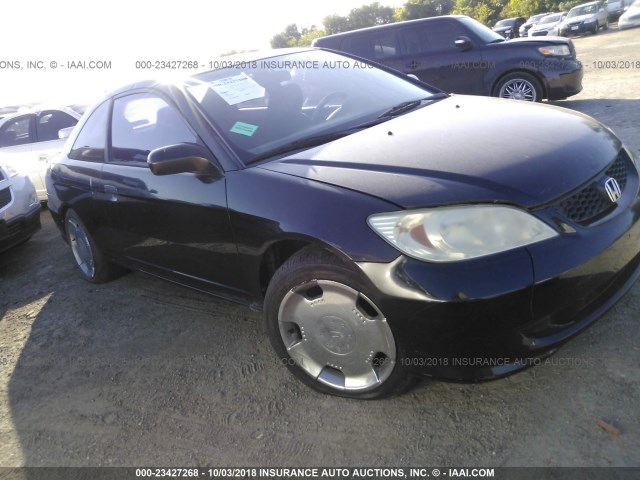 1HGEM21185L069281 - 2005 HONDA CIVIC DX VP BLACK photo 1