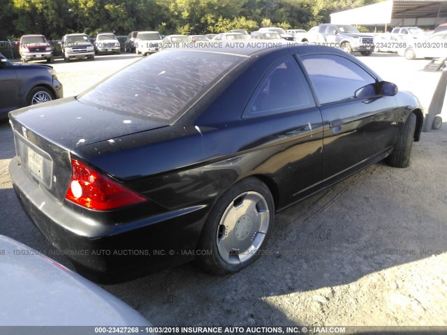 1HGEM21185L069281 - 2005 HONDA CIVIC DX VP BLACK photo 4