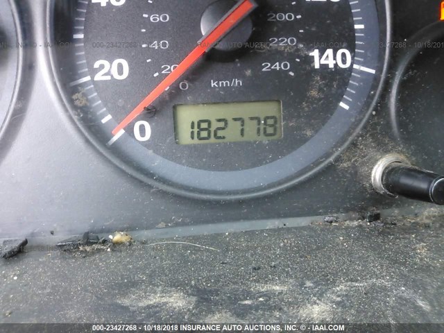 1HGEM21185L069281 - 2005 HONDA CIVIC DX VP BLACK photo 7