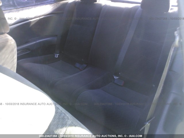 1HGEM21185L069281 - 2005 HONDA CIVIC DX VP BLACK photo 8
