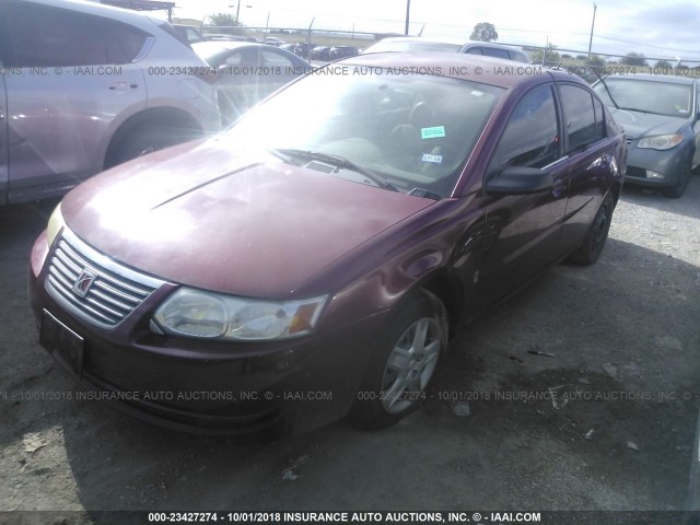 1G8AJ55F36Z141994 - 2006 SATURN ION LEVEL 2 栗色 照片 2