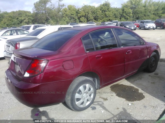 1G8AJ55F36Z141994 - 2006 SATURN ION LEVEL 2 栗色 照片 4