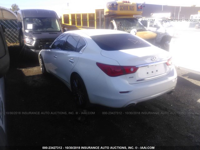 JN1FV7AR8HM871365 - 2017 INFINITI Q50 RED SPORT 400 WHITE photo 3