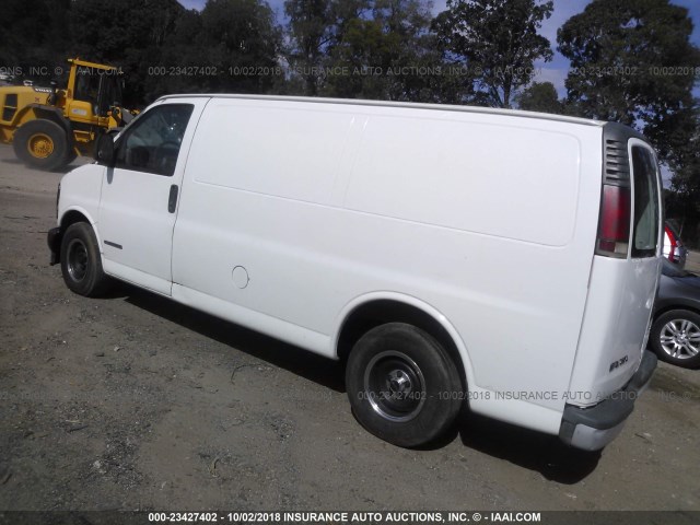 1GTEG15W0Y1162382 - 2000 GMC SAVANA G1500 WHITE photo 3