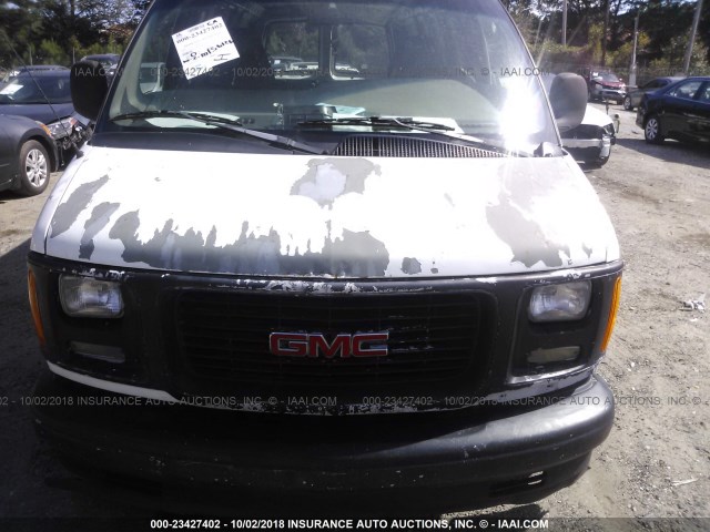 1GTEG15W0Y1162382 - 2000 GMC SAVANA G1500 WHITE photo 6