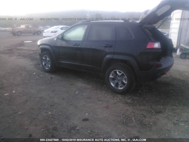 1C4PJMBX9KD153792 - 2019 JEEP CHEROKEE TRAILHAWK 黑色 照片 3