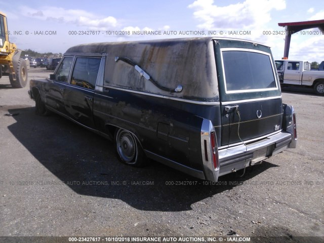 1G6DW51Y0H9758822 - 1987 CADILLAC BROUGHAM BLACK photo 3