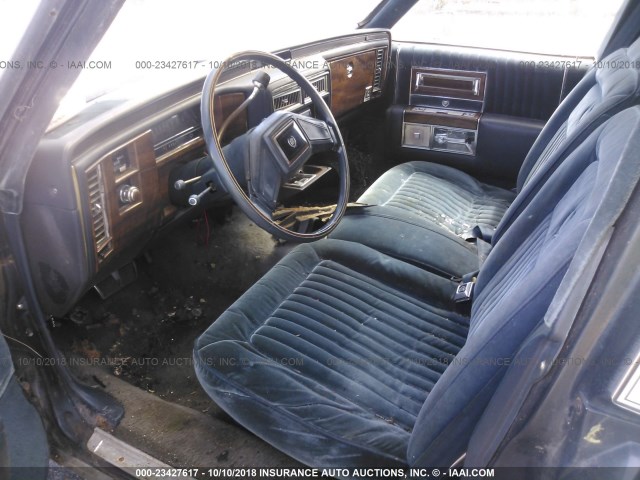 1G6DW51Y0H9758822 - 1987 CADILLAC BROUGHAM BLACK photo 5