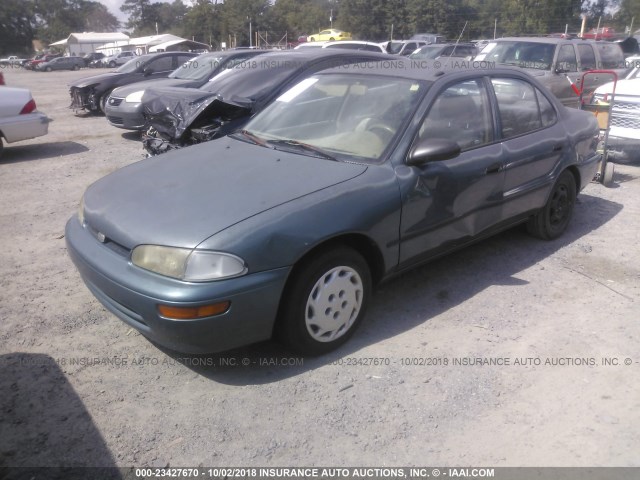 1Y1SK5266SZ093604 - 1995 GEO PRIZM LSI BLUE photo 2