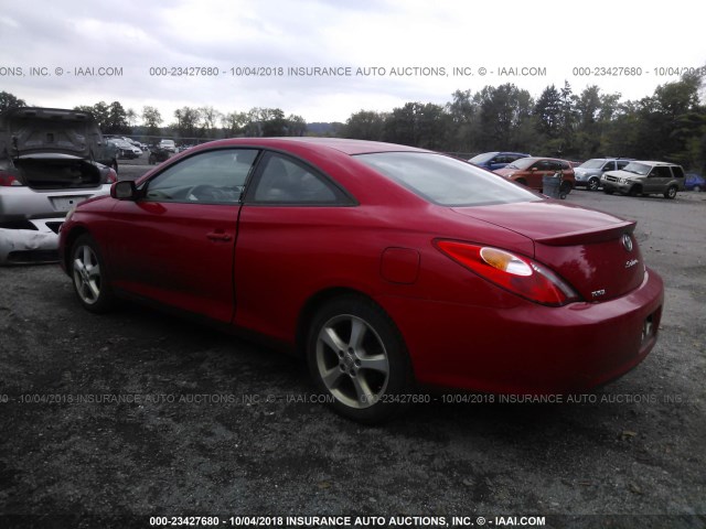 4T1CA30P14U018932 - 2004 TOYOTA CAMRY SOLARA SE/SLE წითელი ფოტო 3