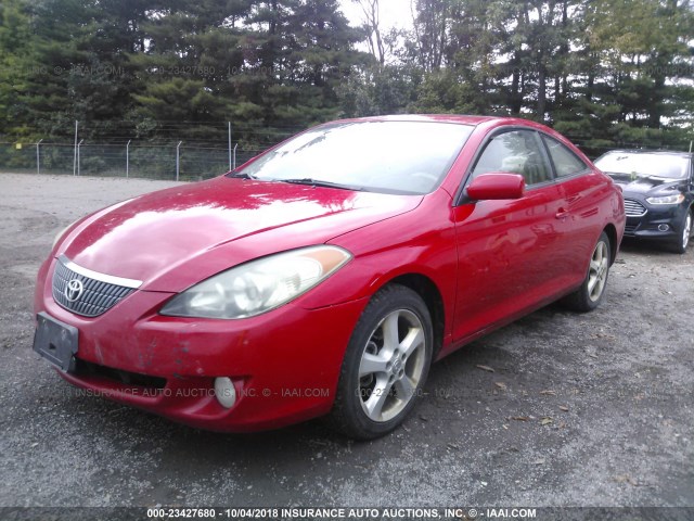 4T1CA30P14U018932 - 2004 TOYOTA CAMRY SOLARA SE/SLE წითელი ფოტო 6