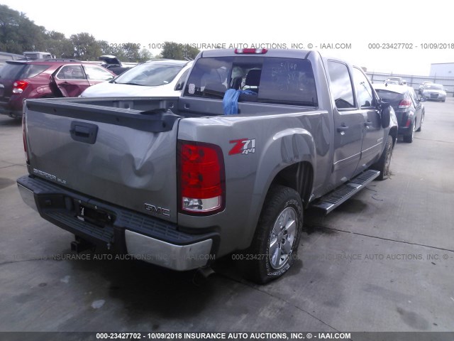 3GTP2VE7XDG327177 - 2013 GMC SIERRA K1500 SLE GRAY photo 4