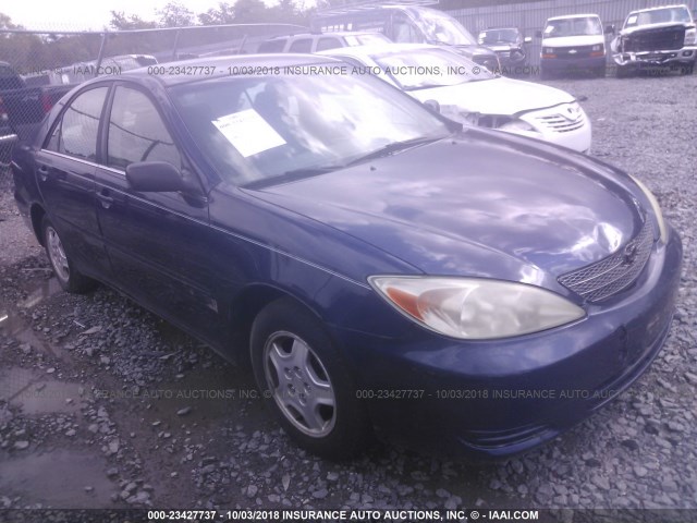 4T1BE32K92U504306 - 2002 TOYOTA CAMRY LE/XLE/SE Көк фото 1