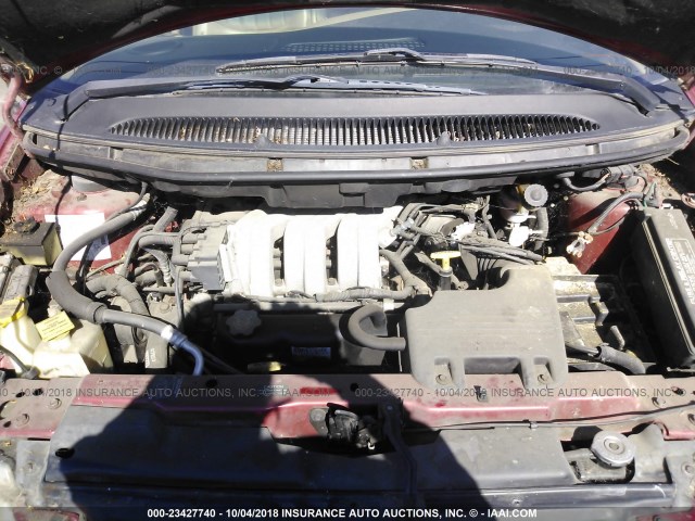 1B4GP54L9VB399964 - 1997 DODGE GRAND CARAVAN LE/ES RED photo 10