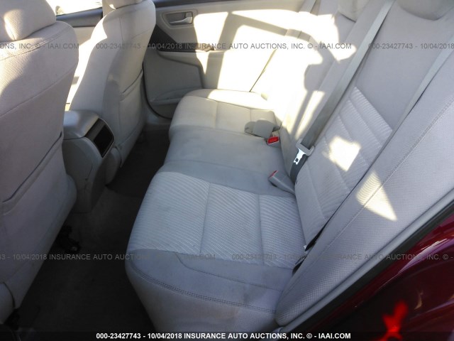 4T1BF1FK5FU933721 - 2015 TOYOTA CAMRY LE/XLE/SE/XSE 栗色 照片 8