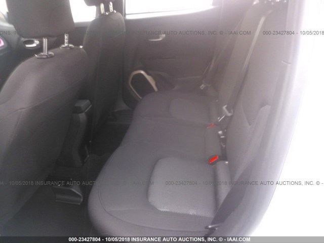 ZACCJBAH5HPF61679 - 2017 JEEP RENEGADE SPORT Սպիտակ լուսանկար 8