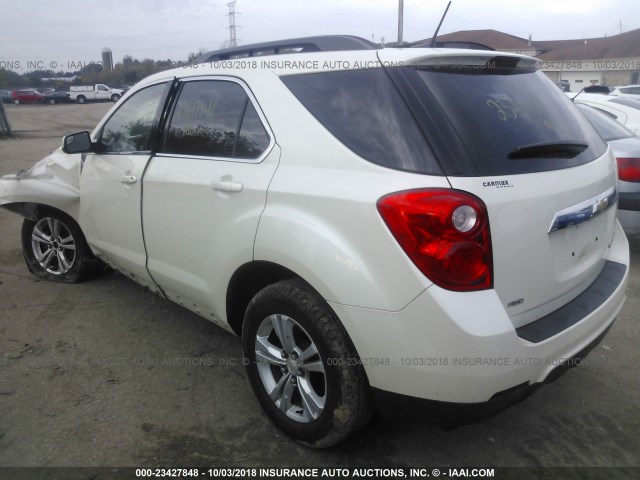 1GNFLFEK0EZ103153 - 2014 CHEVROLET EQUINOX LT 白色 照片 3