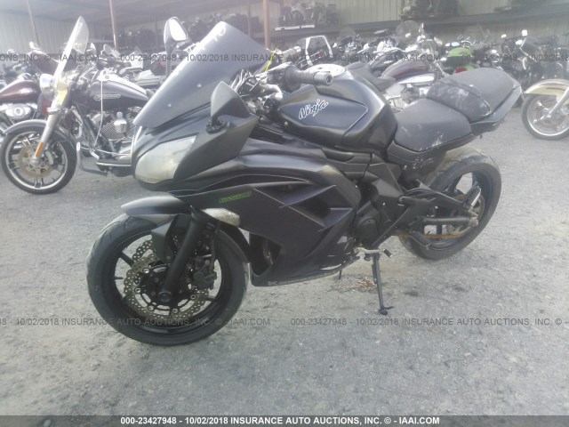 JKAEXEE19GDA22448 - 2016 KAWASAKI EX650 E BLACK photo 2