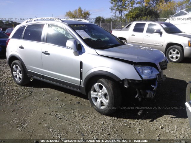 3GNAL2EK0DS606678 - 2013 CHEVROLET CAPTIVA LS SILVER photo 1