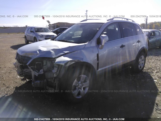 3GNAL2EK0DS606678 - 2013 CHEVROLET CAPTIVA LS SILVER photo 2