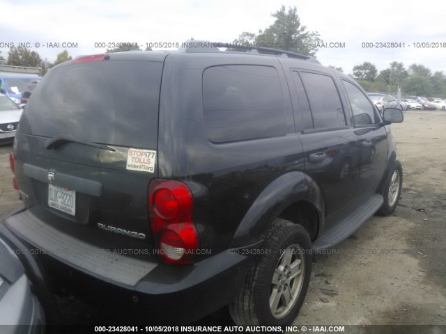 1D8HD38P79F700409 - 2009 DODGE DURANGO SE BLACK photo 4