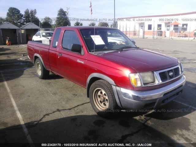 1N6DD26S3YC362082 - 2000 NISSAN FRONTIER KING CAB XE RED photo 1
