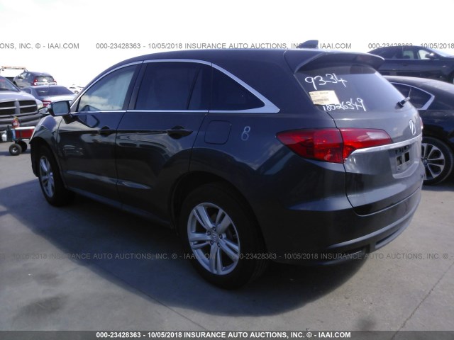 5J8TB3H59EL010770 - 2014 ACURA RDX TECHNOLOGY BLACK photo 3