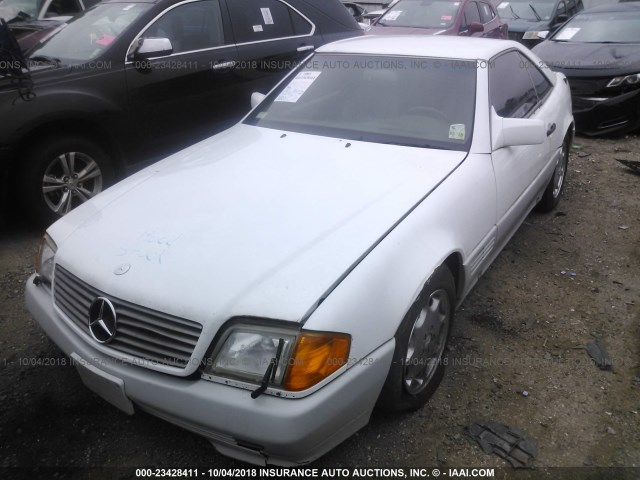 WDBFA61E2MF022989 - 1991 MERCEDES-BENZ 300 SL WHITE photo 2