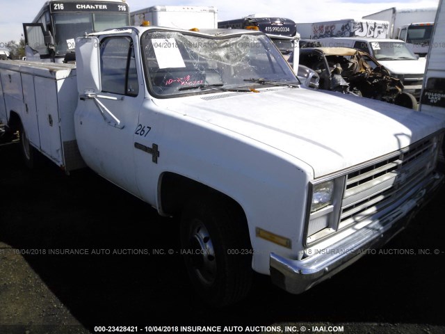 1GBGC34M6GS179233 - 1986 CHEVROLET C30 WHITE photo 1