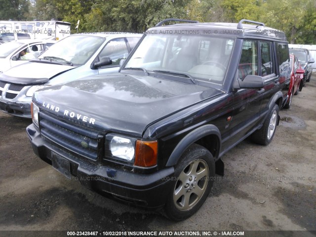 SALTY15492A759226 - 2002 LAND ROVER DISCOVERY II SE BLACK photo 2