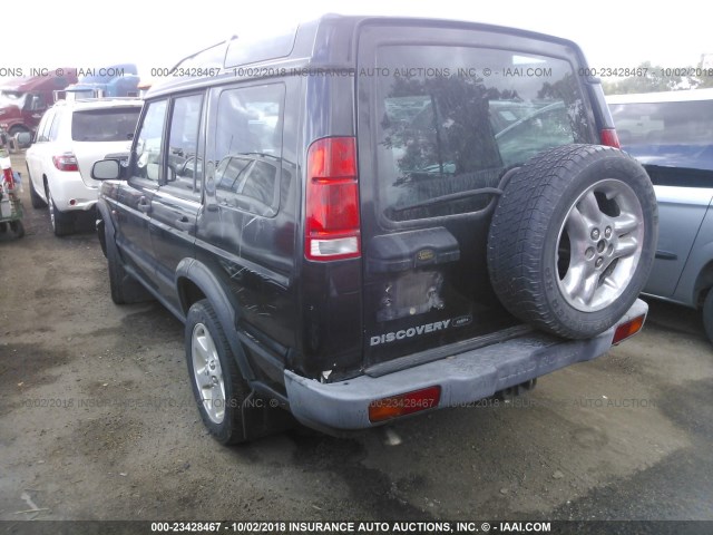 SALTY15492A759226 - 2002 LAND ROVER DISCOVERY II SE BLACK photo 3