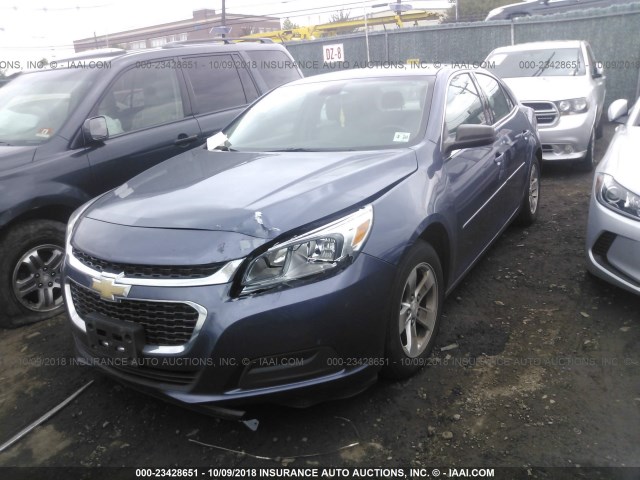 1G11A5SLXFF181337 - 2015 CHEVROLET MALIBU LS Mavi foto 2
