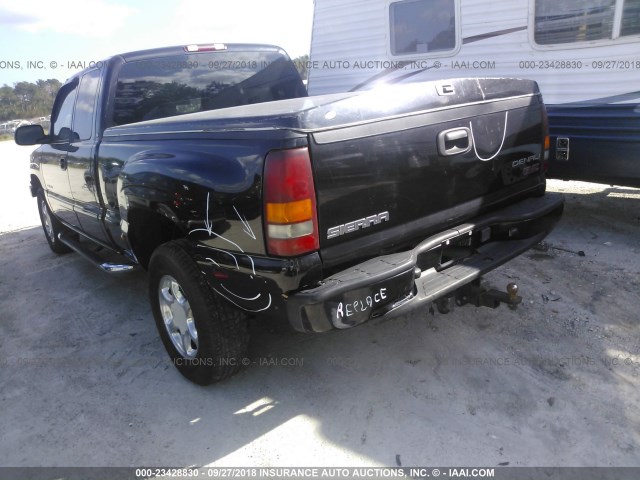 2GTFK69U521389142 - 2002 GMC SIERRA K1500 DENALI BLACK photo 3