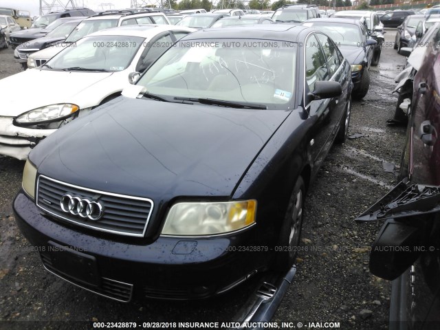 WAULT64B74N023266 - 2004 AUDI A6 3.0 QUATTRO BLUE photo 2