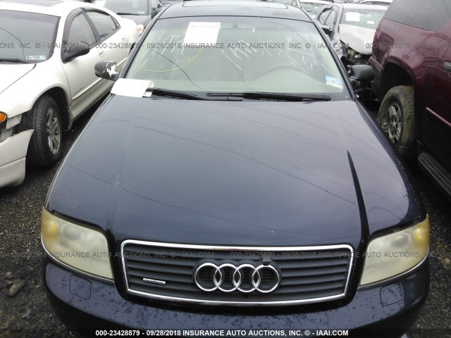 WAULT64B74N023266 - 2004 AUDI A6 3.0 QUATTRO BLUE photo 6