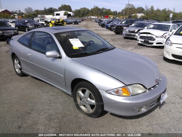 1G1JH12F927277172 - 2002 CHEVROLET CAVALIER LS SPORT SILVER photo 1