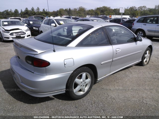 1G1JH12F927277172 - 2002 CHEVROLET CAVALIER LS SPORT SILVER photo 4