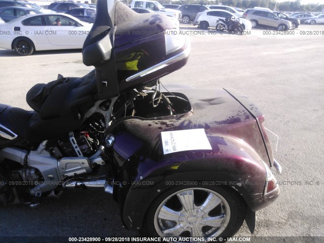 1HFSC47H58A710509 - 2008 HONDA GL1800 MAROON photo 6